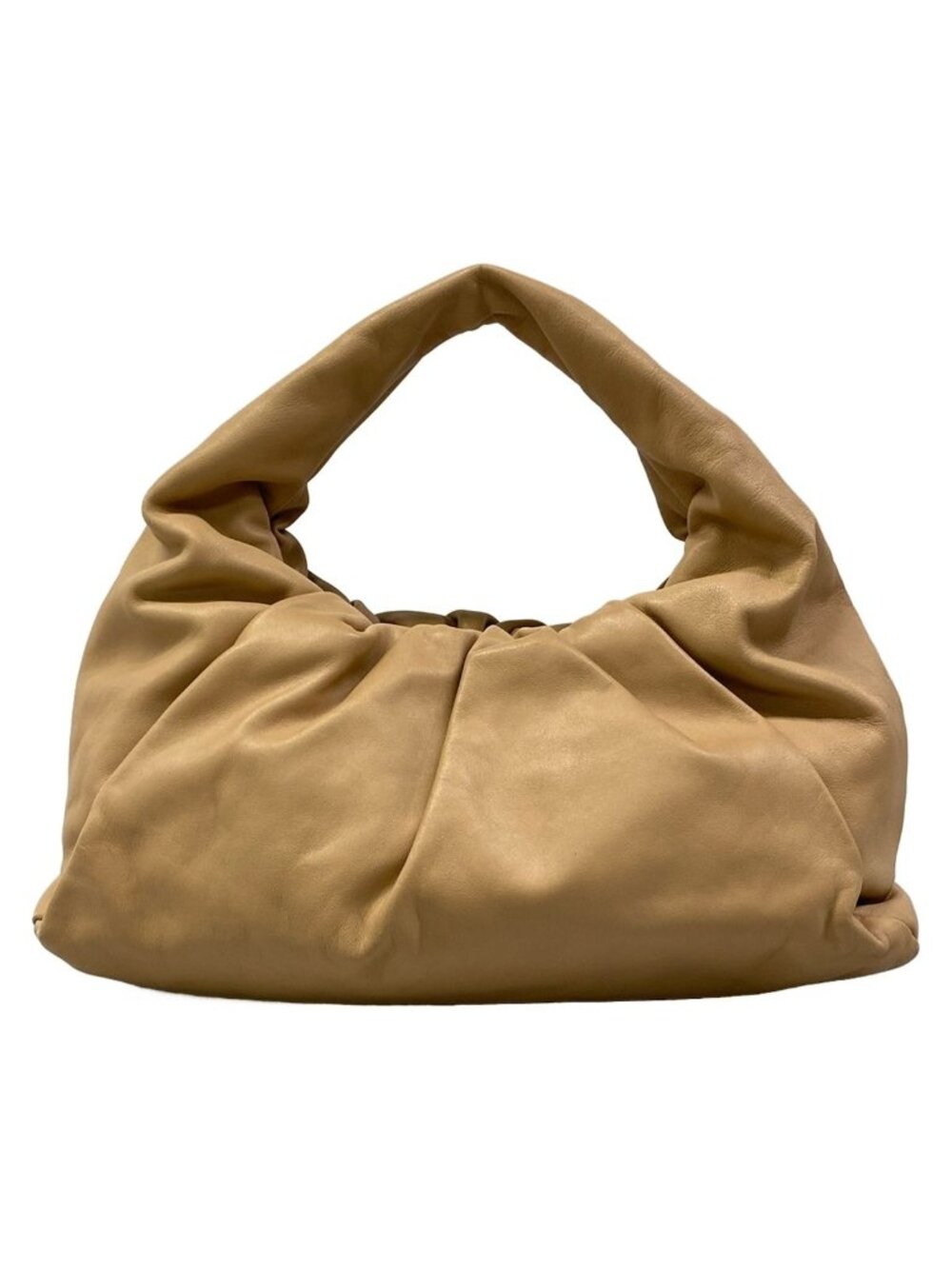 Bottega Veneta Handbag the Pouch Beige Leather